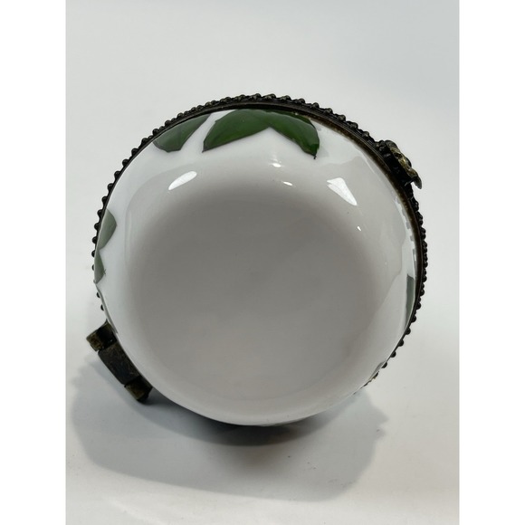 Panda Bear  Trinket‎ Box  Porcelain Hinged Hand Painted - Picture 9 of 13